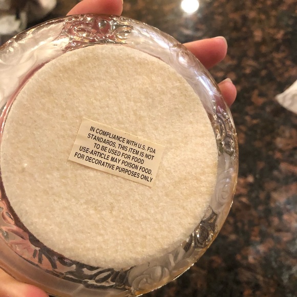 5th Anniversary glass Small Plate - Picture 5 of 5